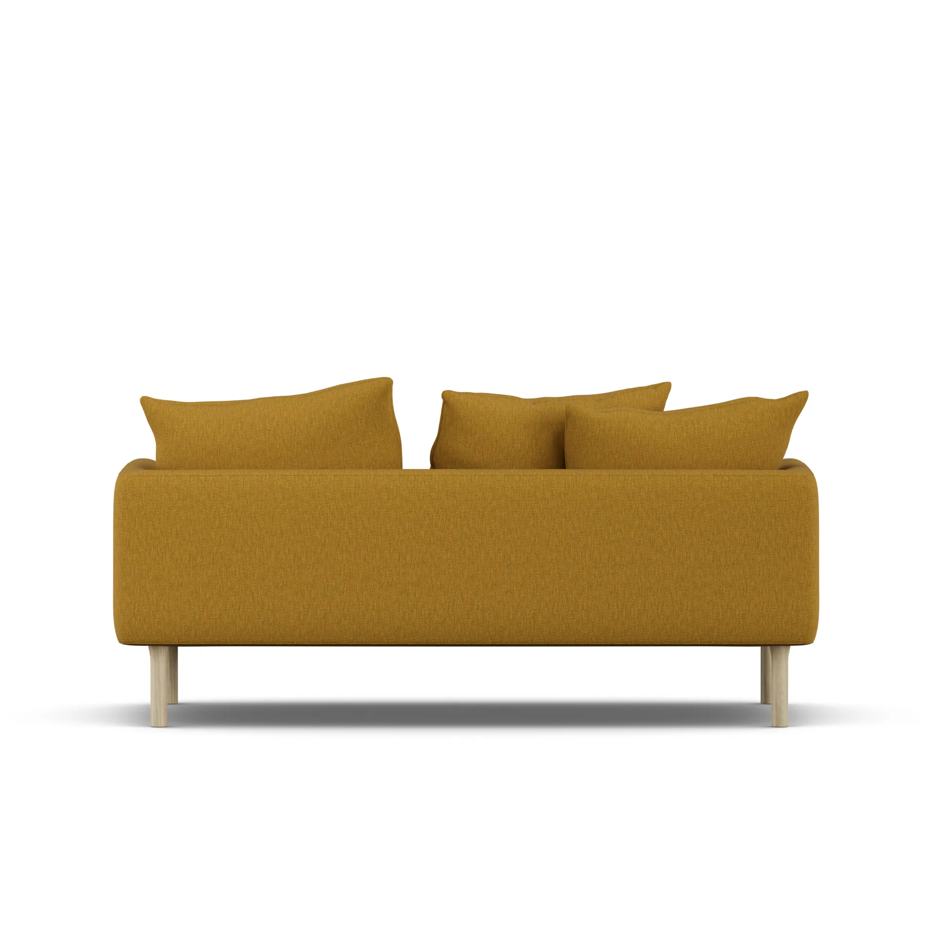 Sjövik sofa, Luiza Mustard 3972-white-oiled oak, 2,5-seater 1898