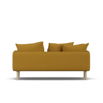 Sjövik sofa - Luiza Mustard 3972-white-oiled oak, 2,5-seater - 1898