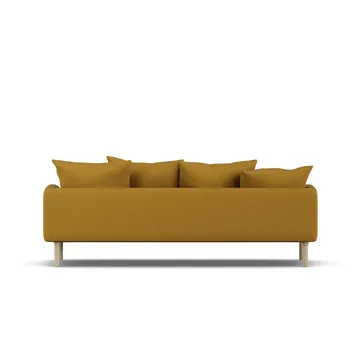 Sjövik sofa - Luiza Mustard 3972-white-oiled oak, 3-seater - 1898