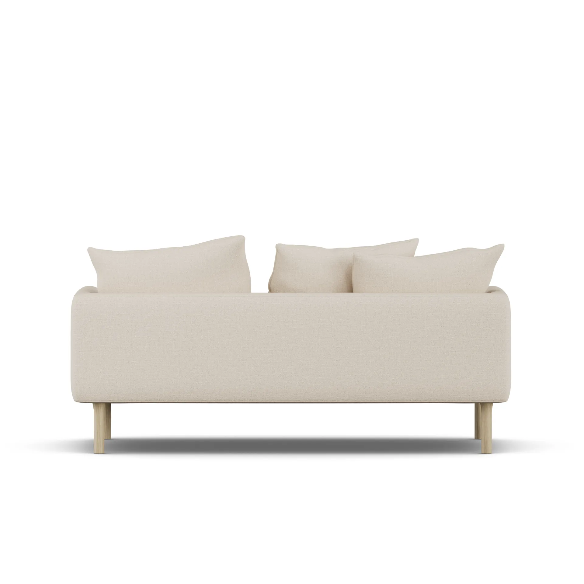 Sjövik sofa, Same Beige 6670-white-oiled oak, 2,5-seater 1898