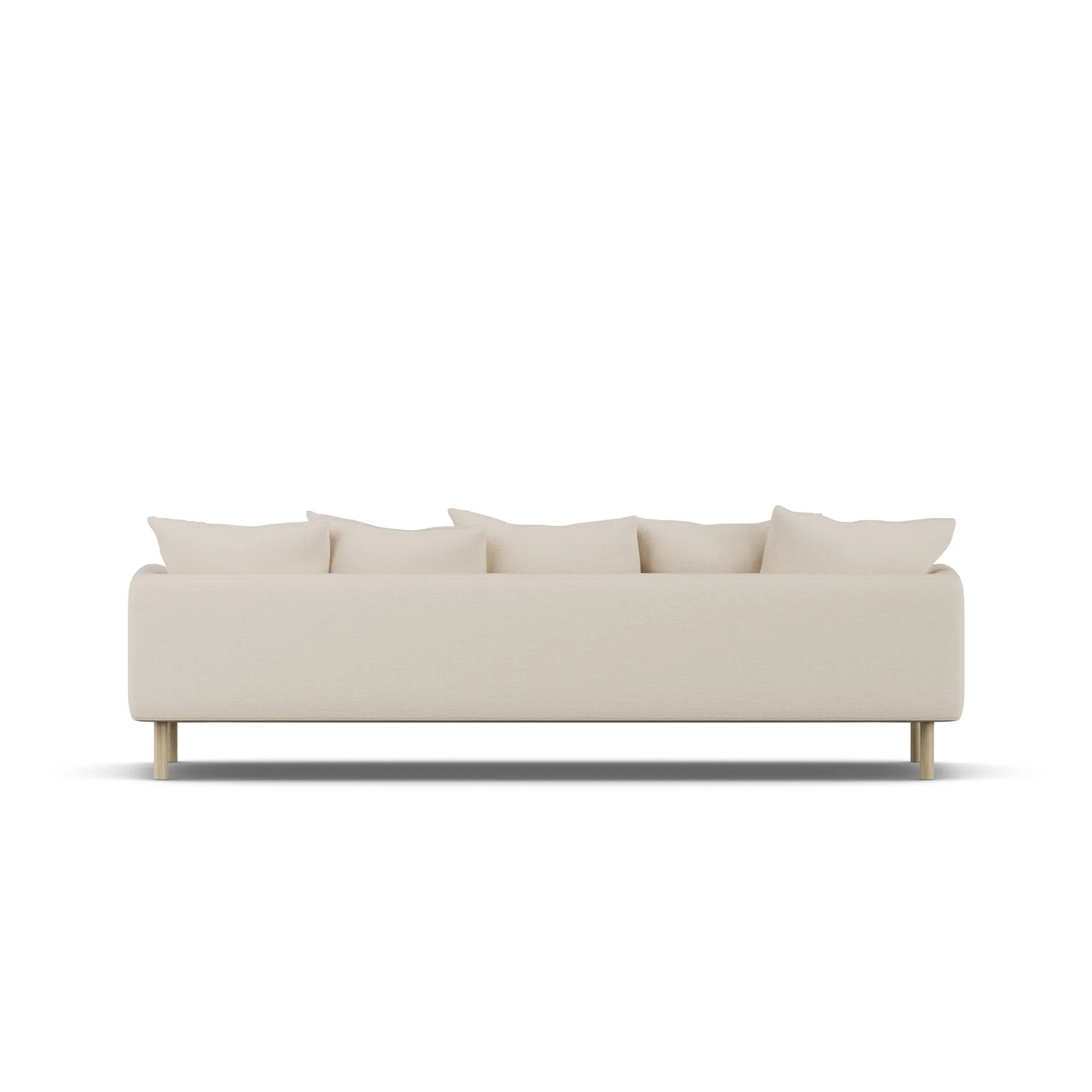 Sjövik sofa, Same Beige 6670-white-oiled oak, 3,5-seater 1898