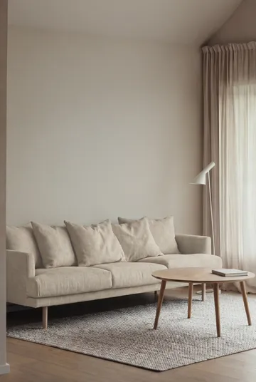 Sjövik sofa - Same Beige 6670-white-oiled oak, 3,5-seater - 1898