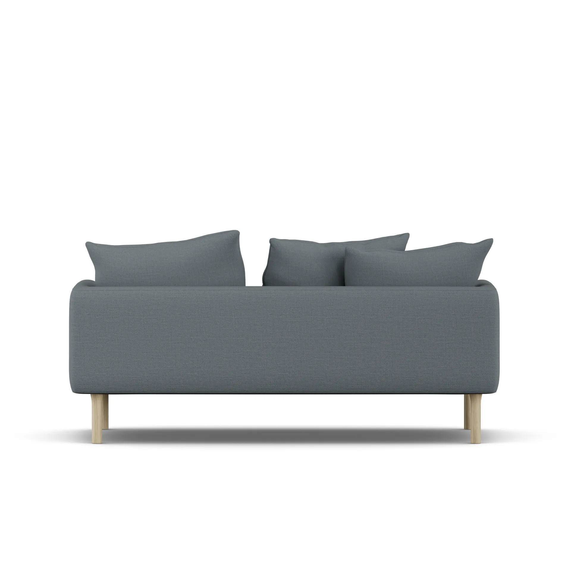 Sjövik sofa, Same Blue 6678-white-oiled oak, 2,5-seater 1898