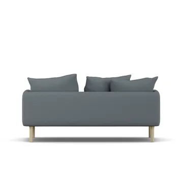Sjövik sofa - Same Blue 6678-white-oiled oak, 2,5-seater - 1898