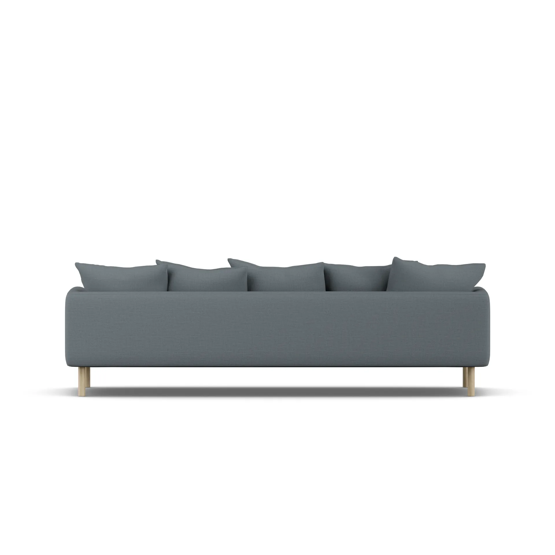 Sjövik sofa, Same Blue 6678-white-oiled oak, 3,5-seater 1898