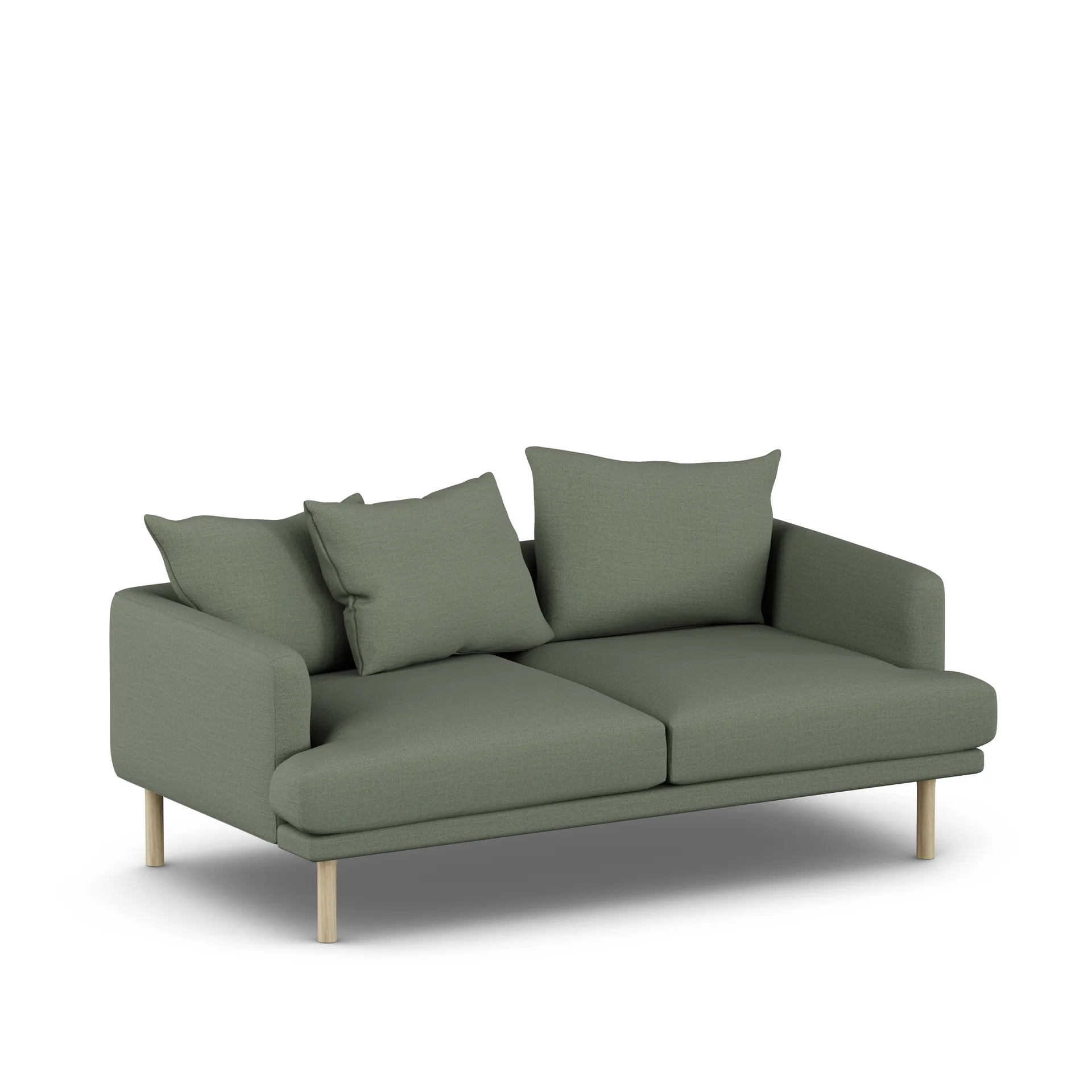 Sjövik sofa, Same Forest 6677-white-oiled oak, 2,5-seater 1898