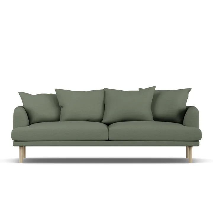 Sjövik sofa - Same Forest 6677 -white-oiled oak, 3-seater - 1898