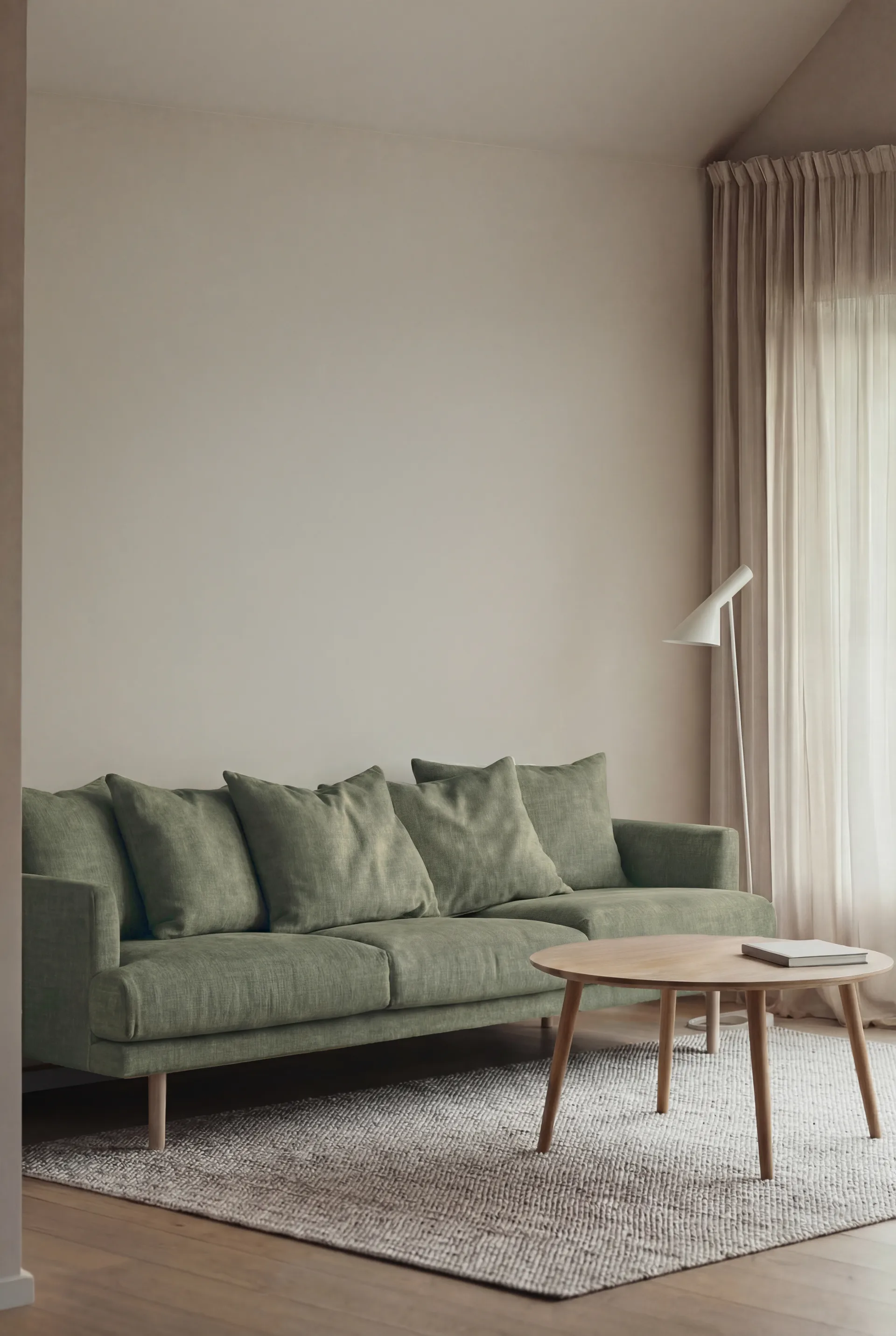 Sjövik sofa, Same Forest 6677-white-oiled oak, 3,5-seater 1898