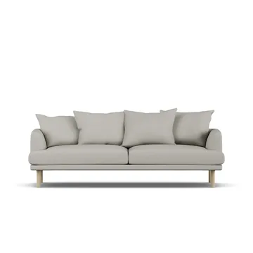Sjövik sofa - Same Grey 6673-white-oiled oak, 3-seater - 1898