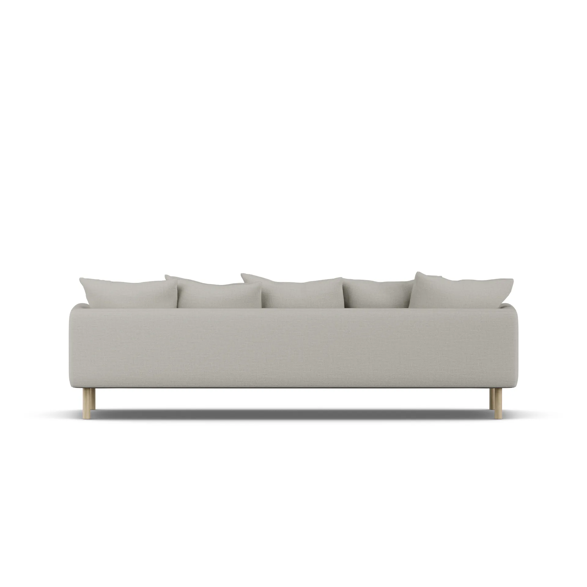 Sjövik sofa, Same Grey 6673-white-oiled oak, 3,5-seater 1898