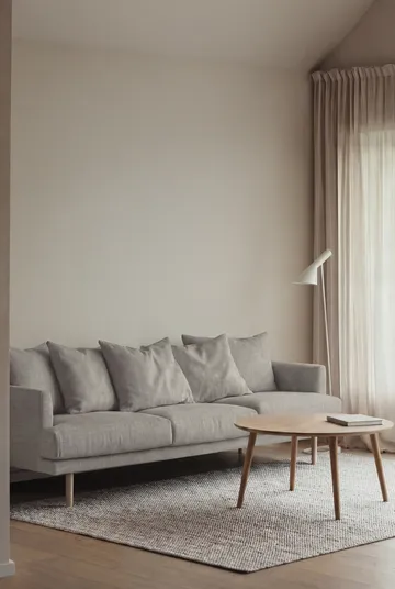 Sjövik sofa - Same Grey 6673-white-oiled oak, 3,5-seater - 1898