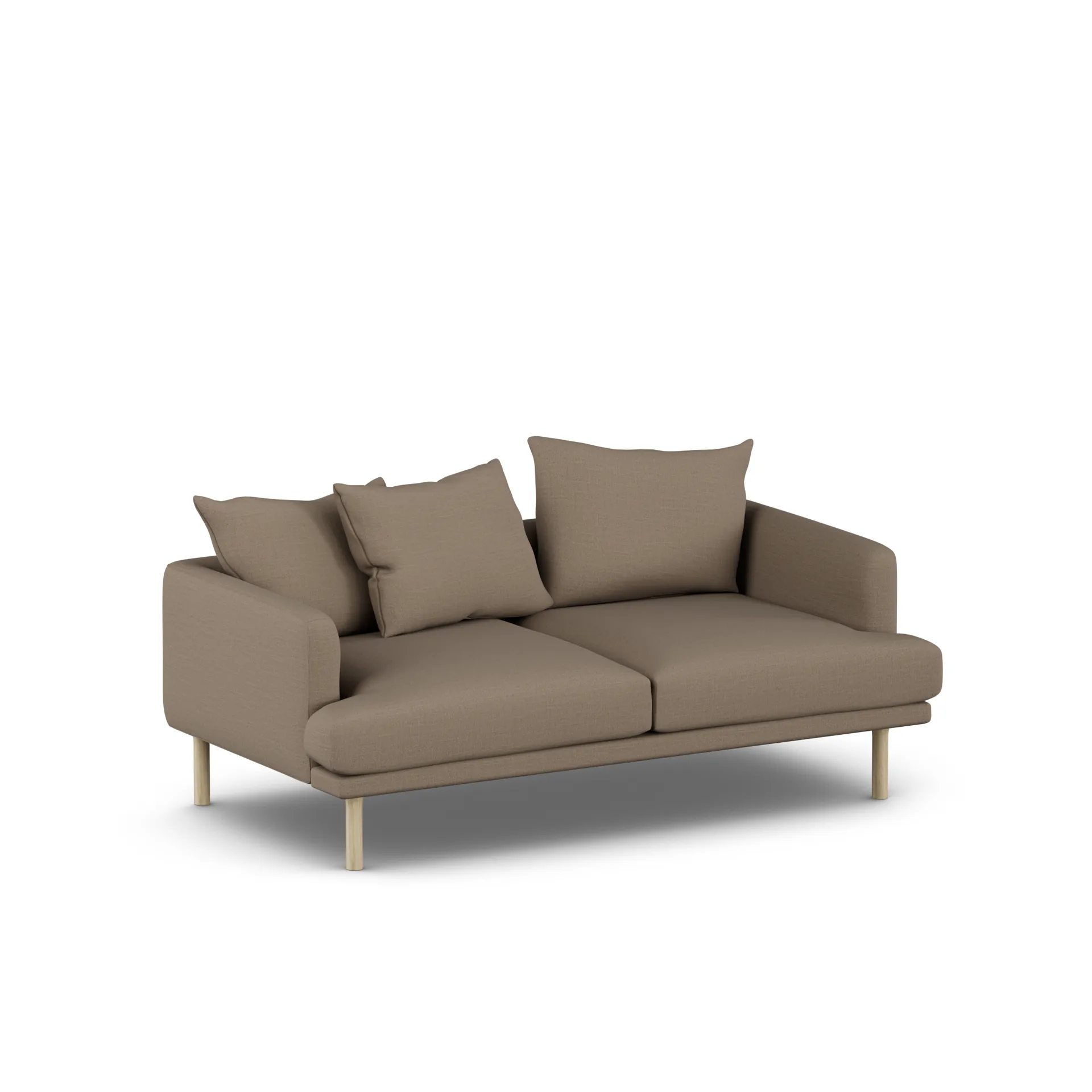Sjövik sofa, Same Mole 6674-white-oiled oak, 2,5-seater 1898