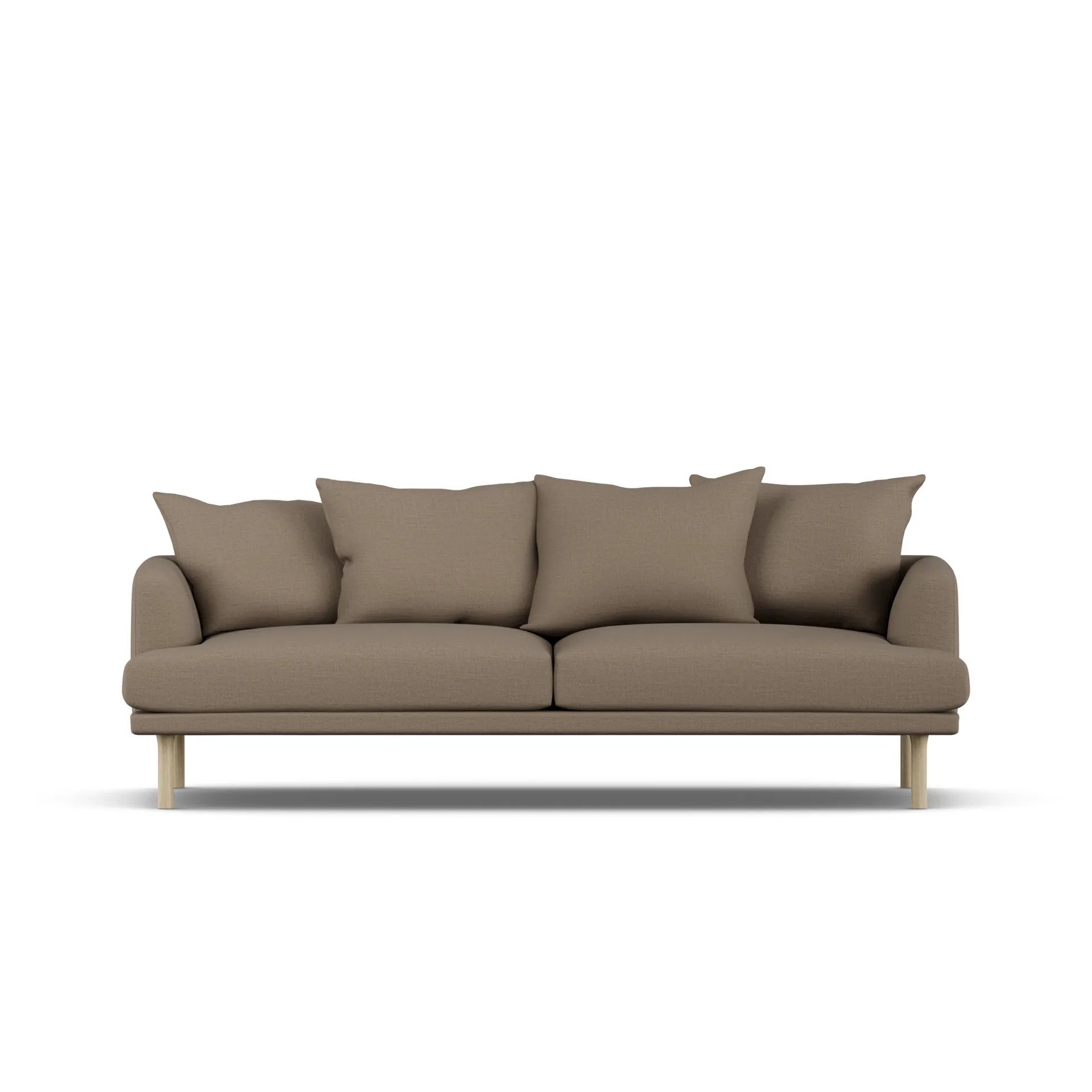 Sjövik sofa, Same Mole 6674-white-oiled oak, 3-seater 1898