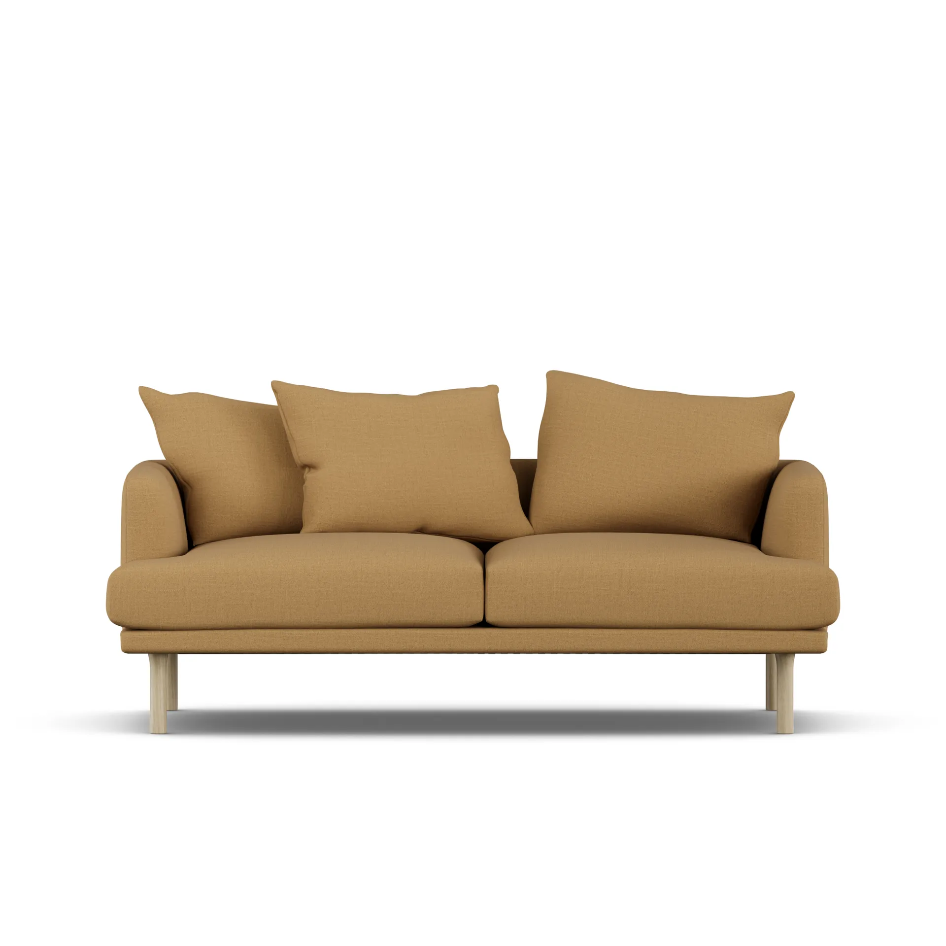 Sjövik sofa, Same Ochre 6676-white-oiled oak, 2,5-seater 1898