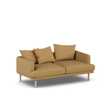 Sjövik sofa - Same Ochre 6676-white-oiled oak, 2,5-seater - 1898