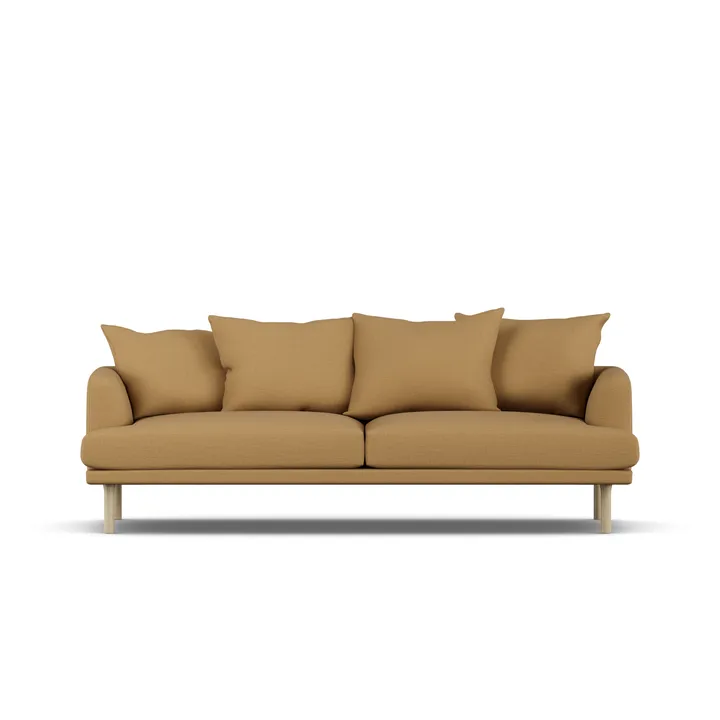 Sjövik sofa - Same Ochre 6676-white-oiled oak, 3-seater - 1898