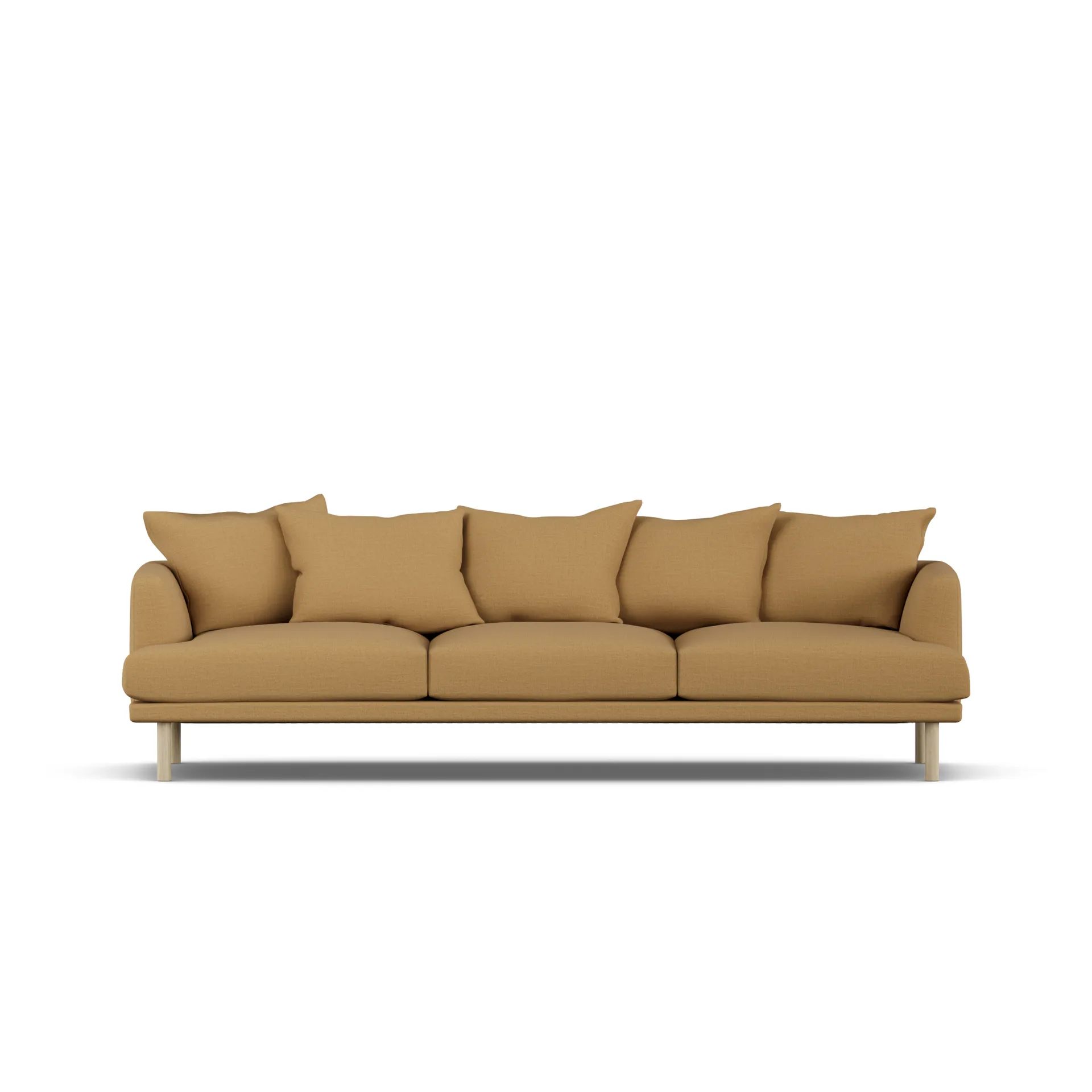 Sjövik sofa, Same Ochre 6676-white-oiled oak, 3,5-seater 1898