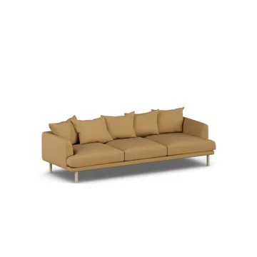 Sjövik sofa - Same Ochre 6676-white-oiled oak, 3,5-seater - 1898