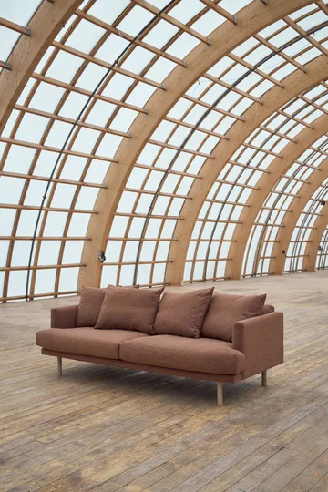 Sjövik sofa - Same Rust 6675-white-oiled oak, 3-seater - 1898