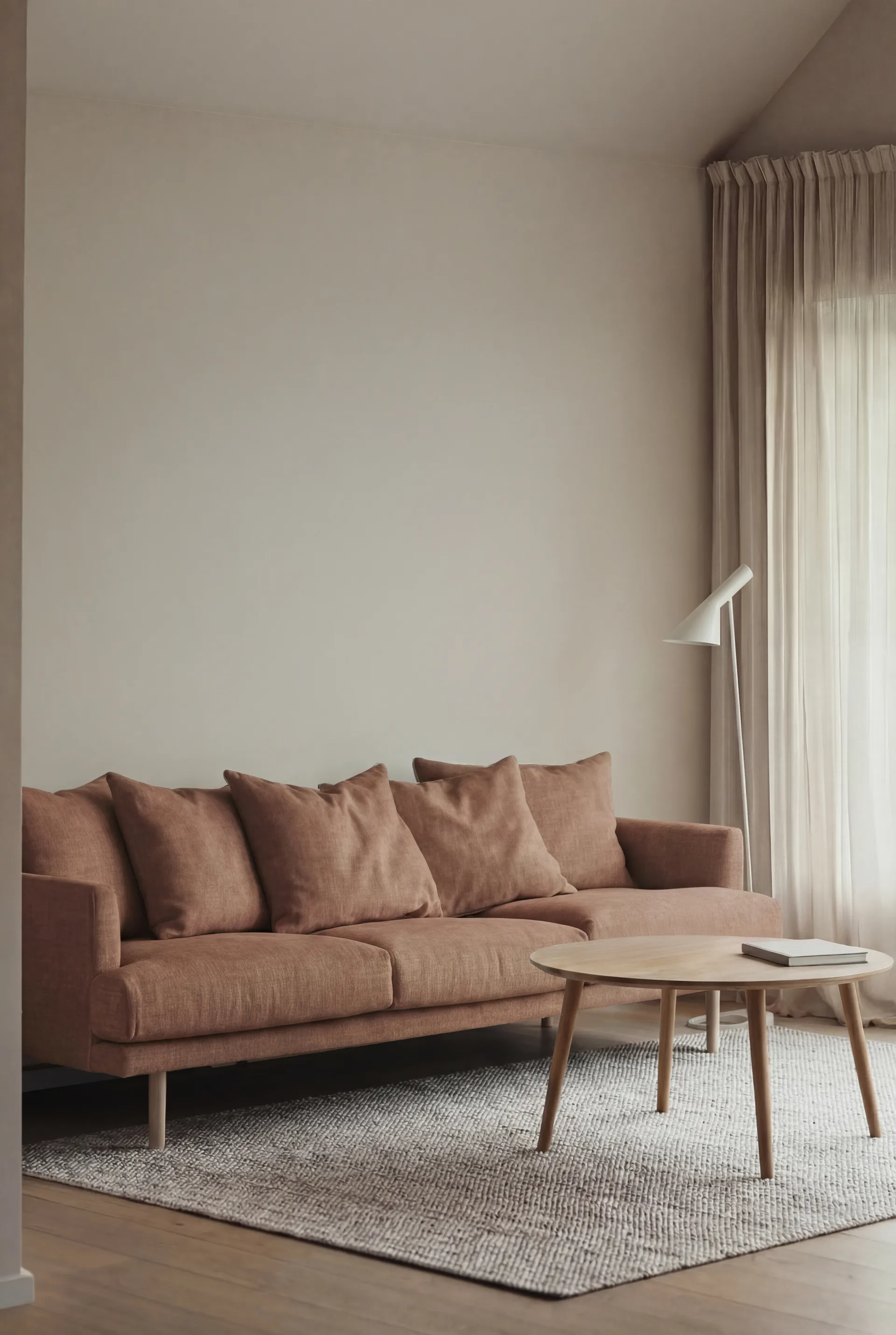 Sjövik sofa, Same Rust 6675-white-oiled oak, 3,5-seater 1898