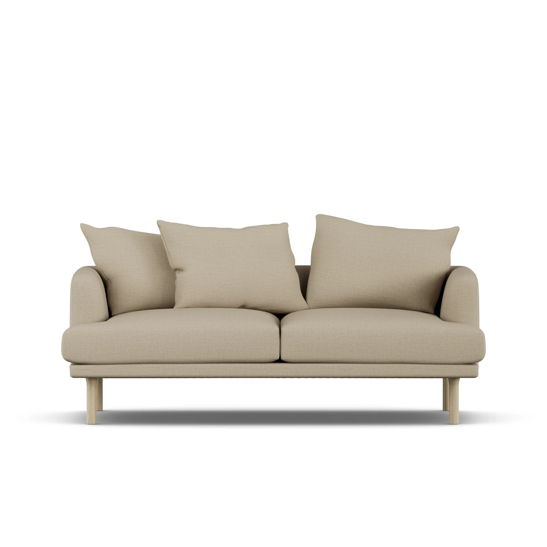 Sjövik sofa, Same Sand 6672-white-oiled oak, 2,5-seater 1898