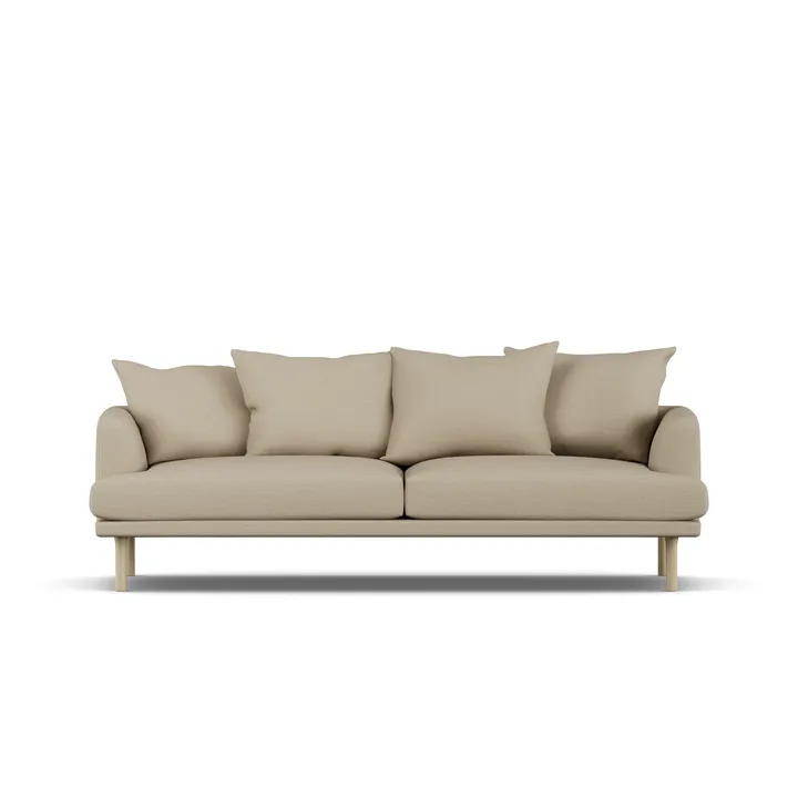 Sjövik sofa - Same Sand 6672-white-oiled oak, 3-seater - 1898