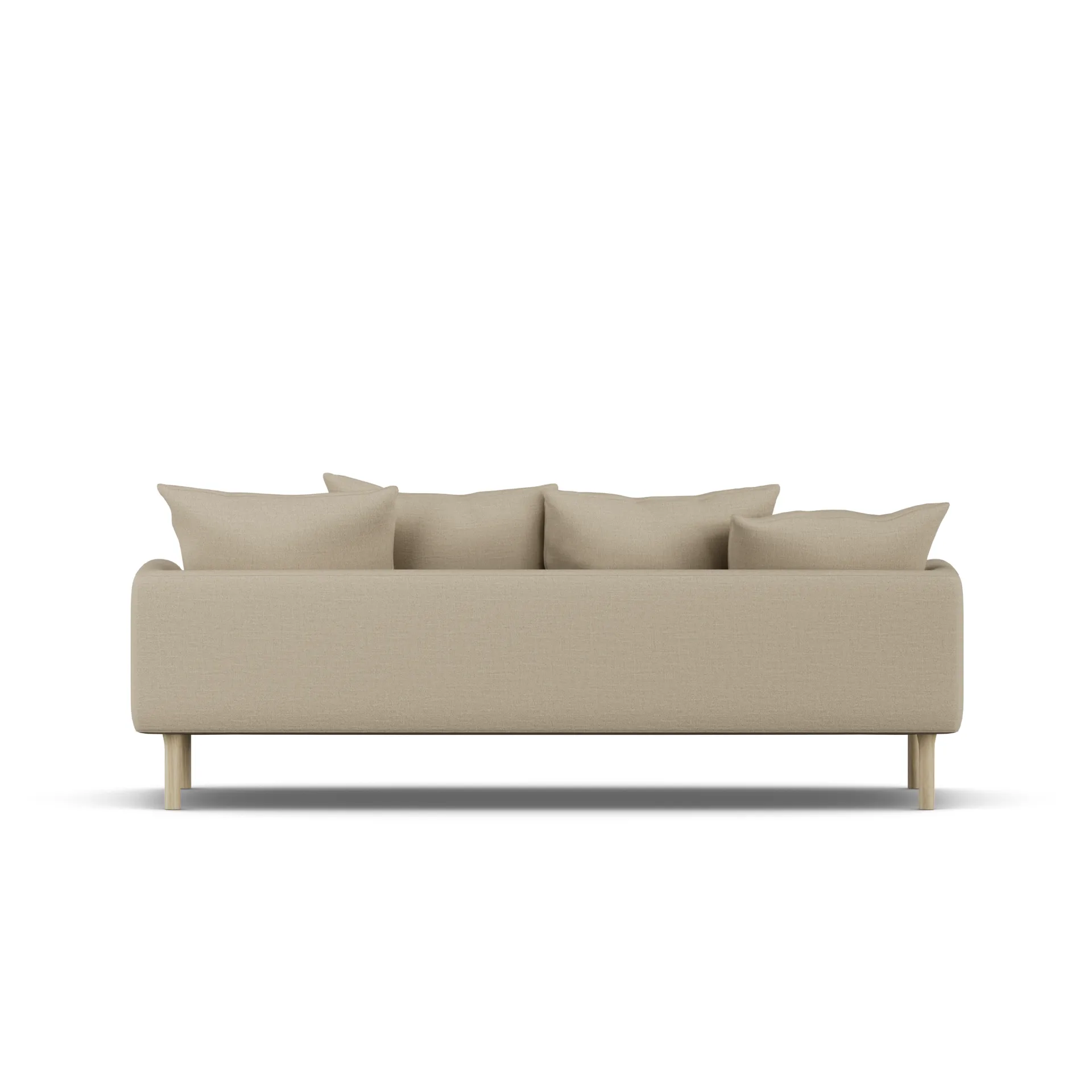 Sjövik sofa, Same Sand 6672-white-oiled oak, 3-seater 1898