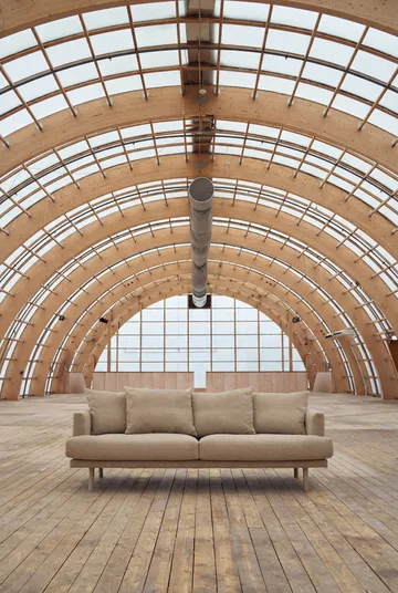 Sjövik sofa - Same Sand 6672-white-oiled oak, 3-seater - 1898