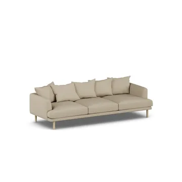 Sjövik sofa - Same Sand 6672-white-oiled oak, 3,5-seater - 1898
