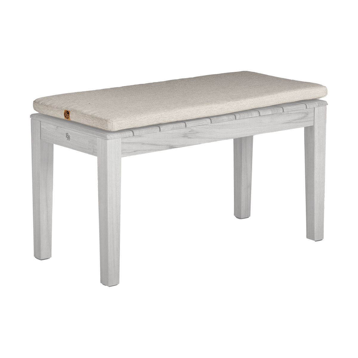1898 Sköndal bench cushion 40x85 cm Light grey | Scandinavian Design | Grey