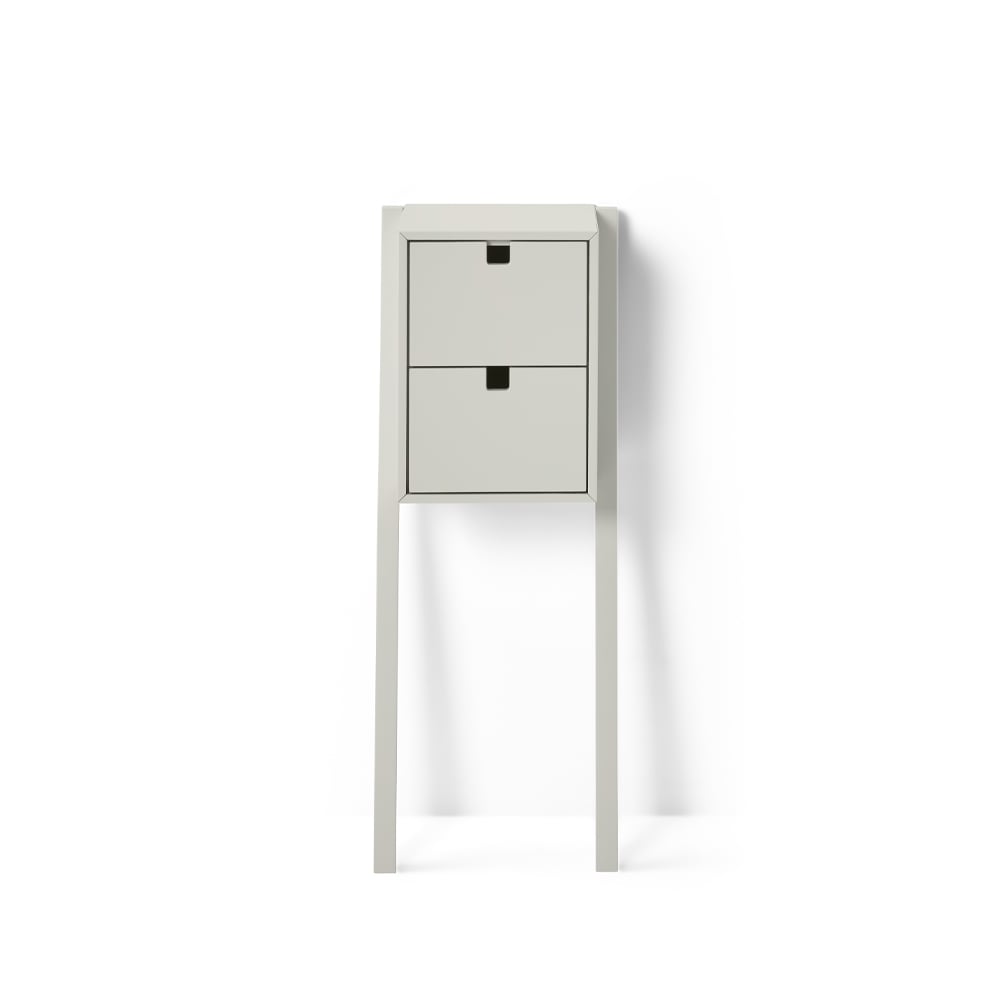 1898 Square bed- and hall way shelf Sand | Scandinavian Design | Bedside tables | Beige