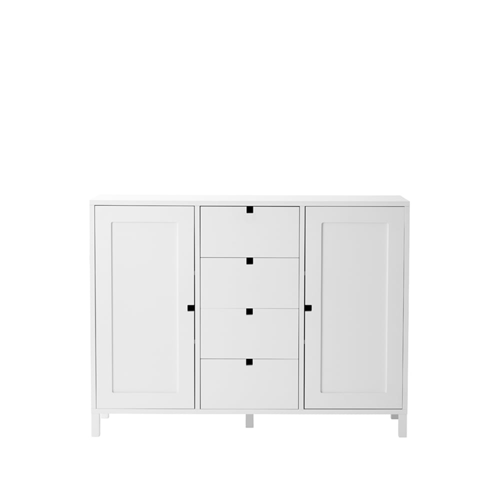 1898 Square bench White | Scandinavian Design | Dressers & sideboards | White