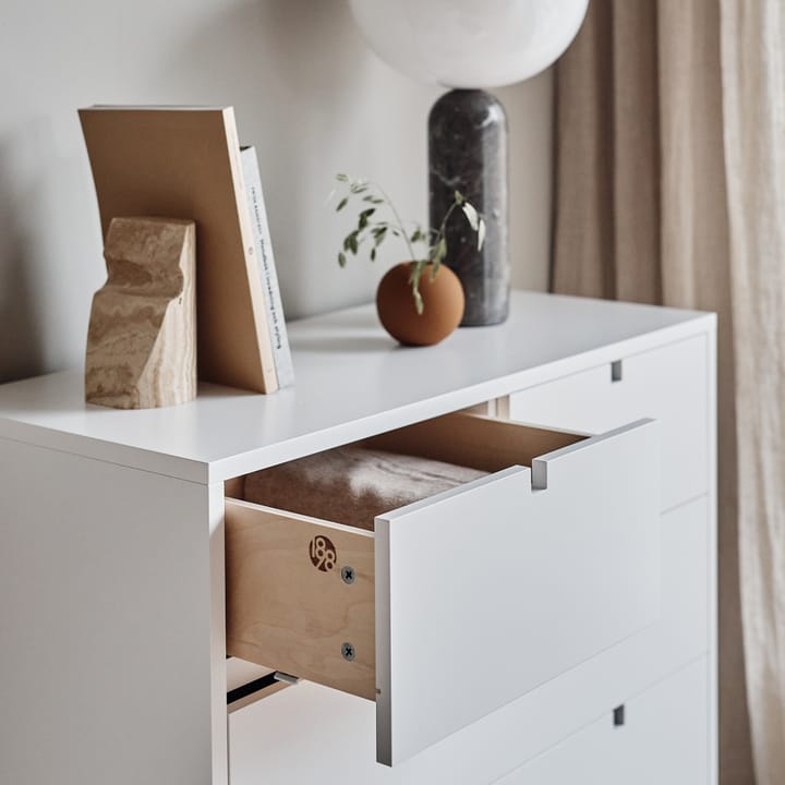 Square dresser 2+3 drawers, White 1898