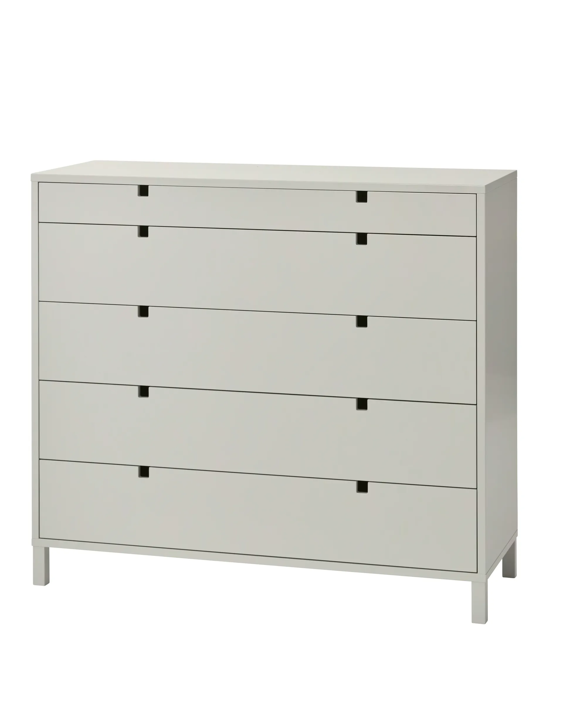 Square dresser 5 drawers, Sand 1898