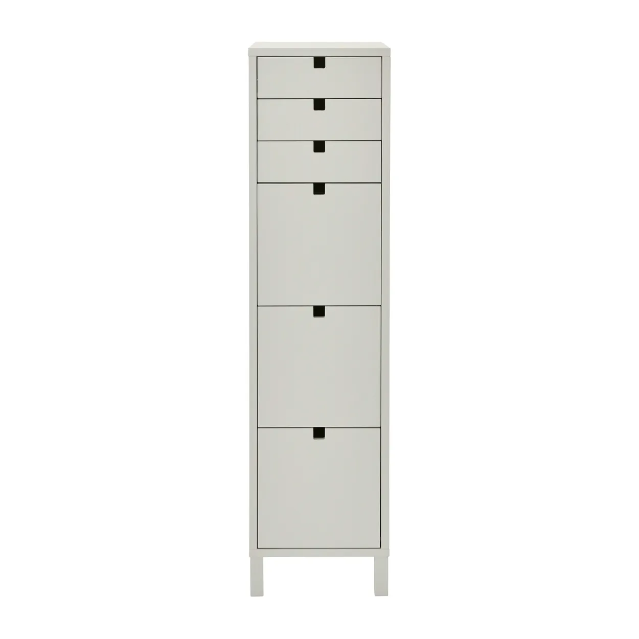 1898 Square dresser narrow 6 drawers Sand | Scandinavian Design | Beige