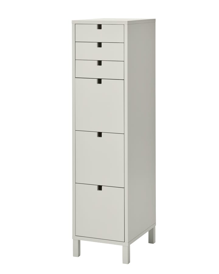 Square dresser narrow 6 drawers, Sand 1898