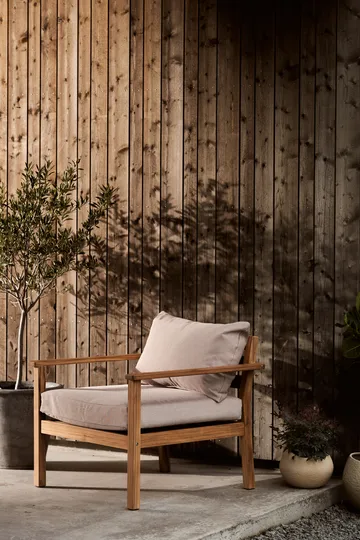 Stockaryd lounge armchair teak/beige - 1898