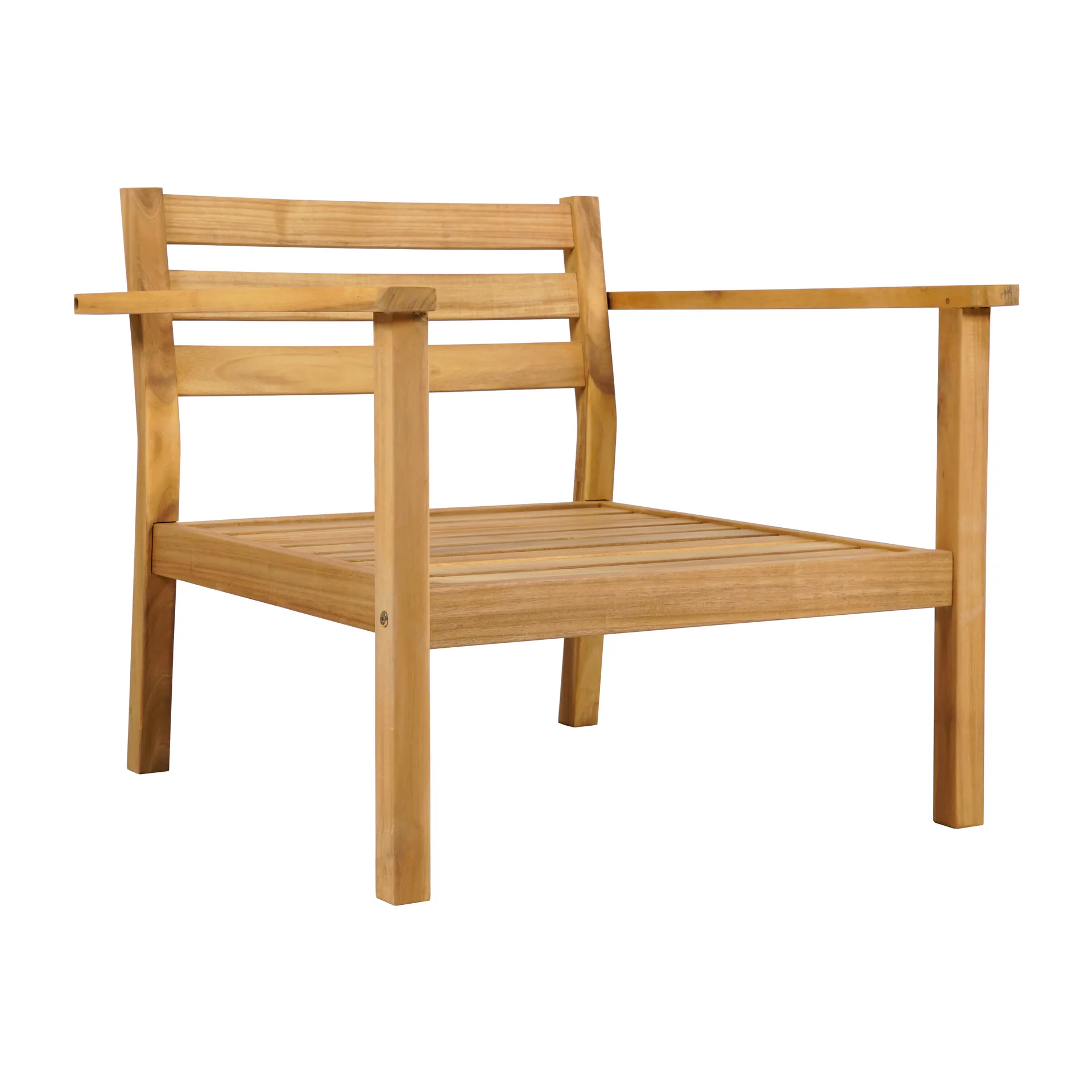 Stockaryd lounge armchair teak/dark grey,  1898