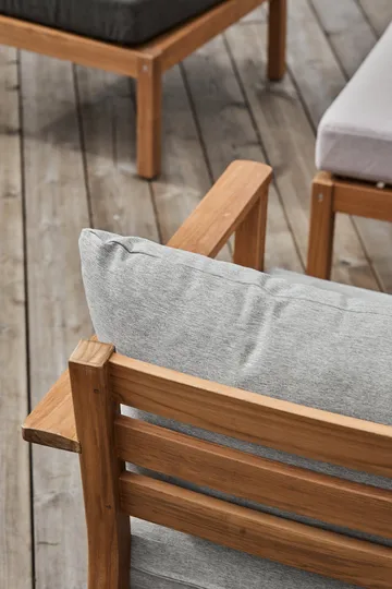 Stockaryd lounge armchair teak/light grey - 1898