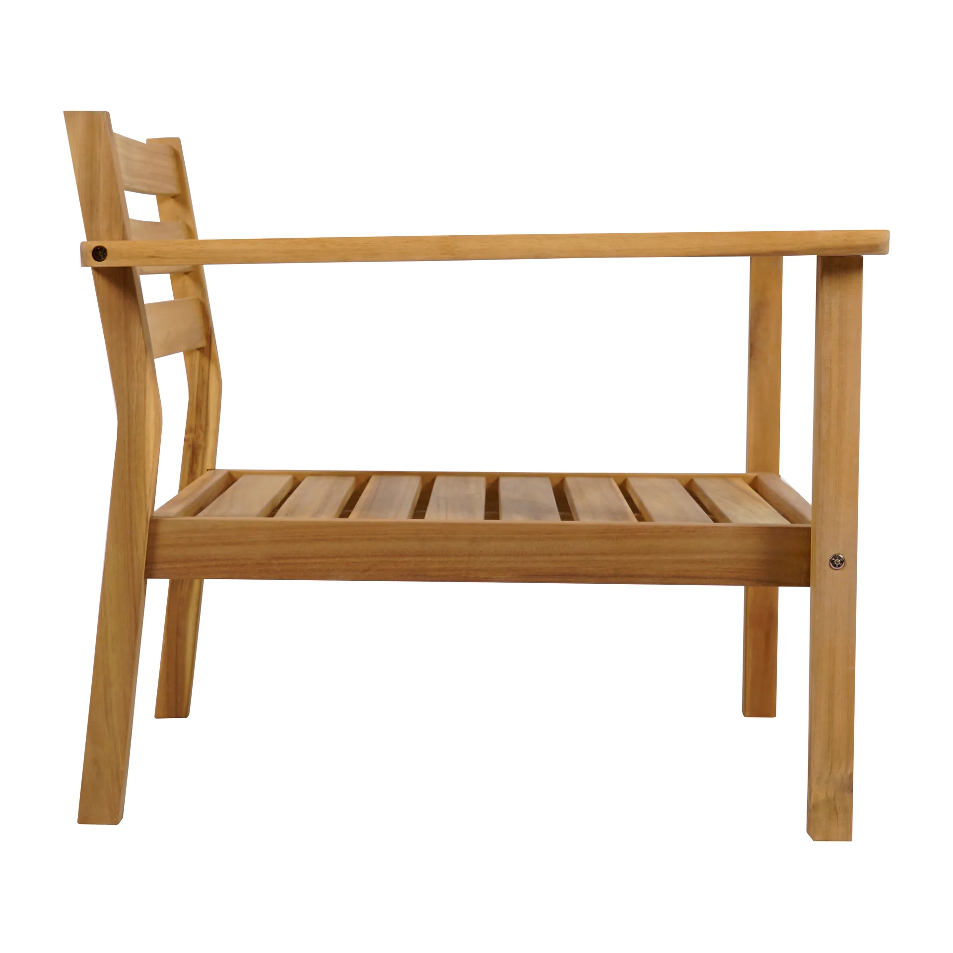 Stockaryd lounge armchair teak/light grey 1898