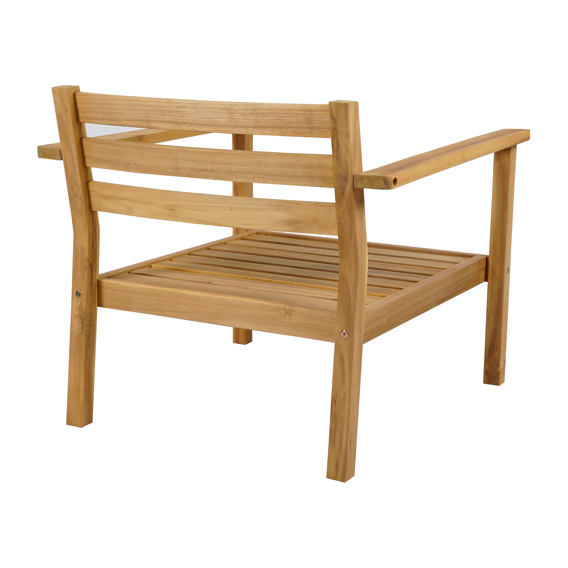 Stockaryd lounge armchair teak/light grey 1898