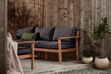 Stockaryd sofa 3-seater teak/dark grey - undefined - 1898