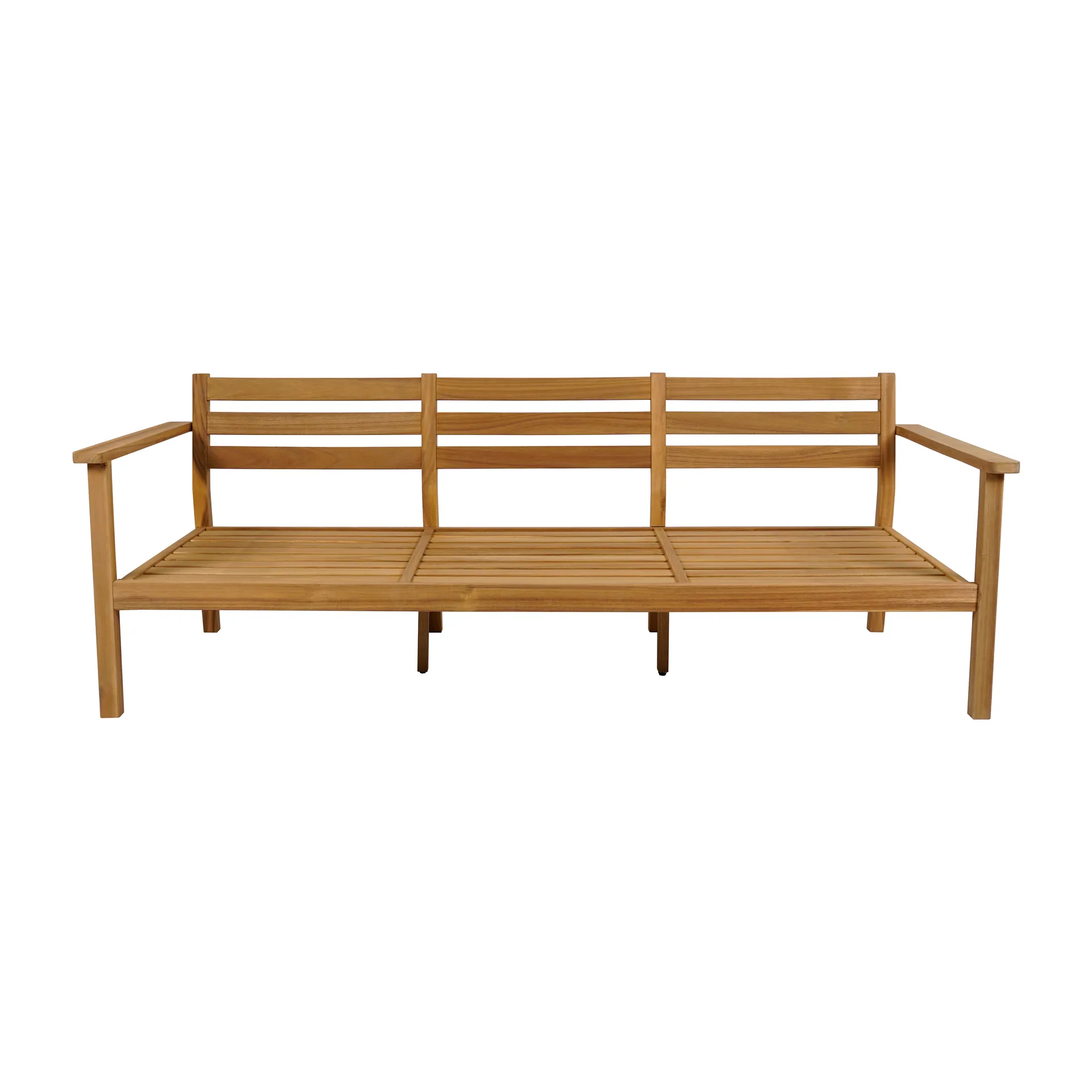 Stockaryd sofa 3-seater teak/light grey,  1898