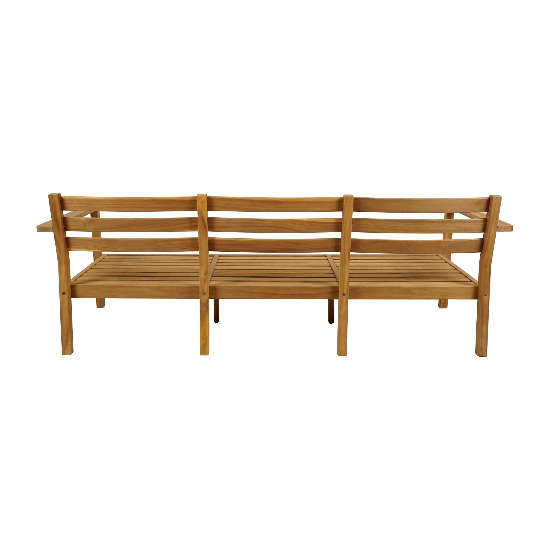 Stockaryd sofa 3-seater teak/light grey,  1898