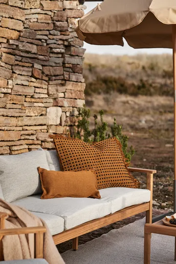 Stockaryd sofa 3-seater teak/light grey - 1898