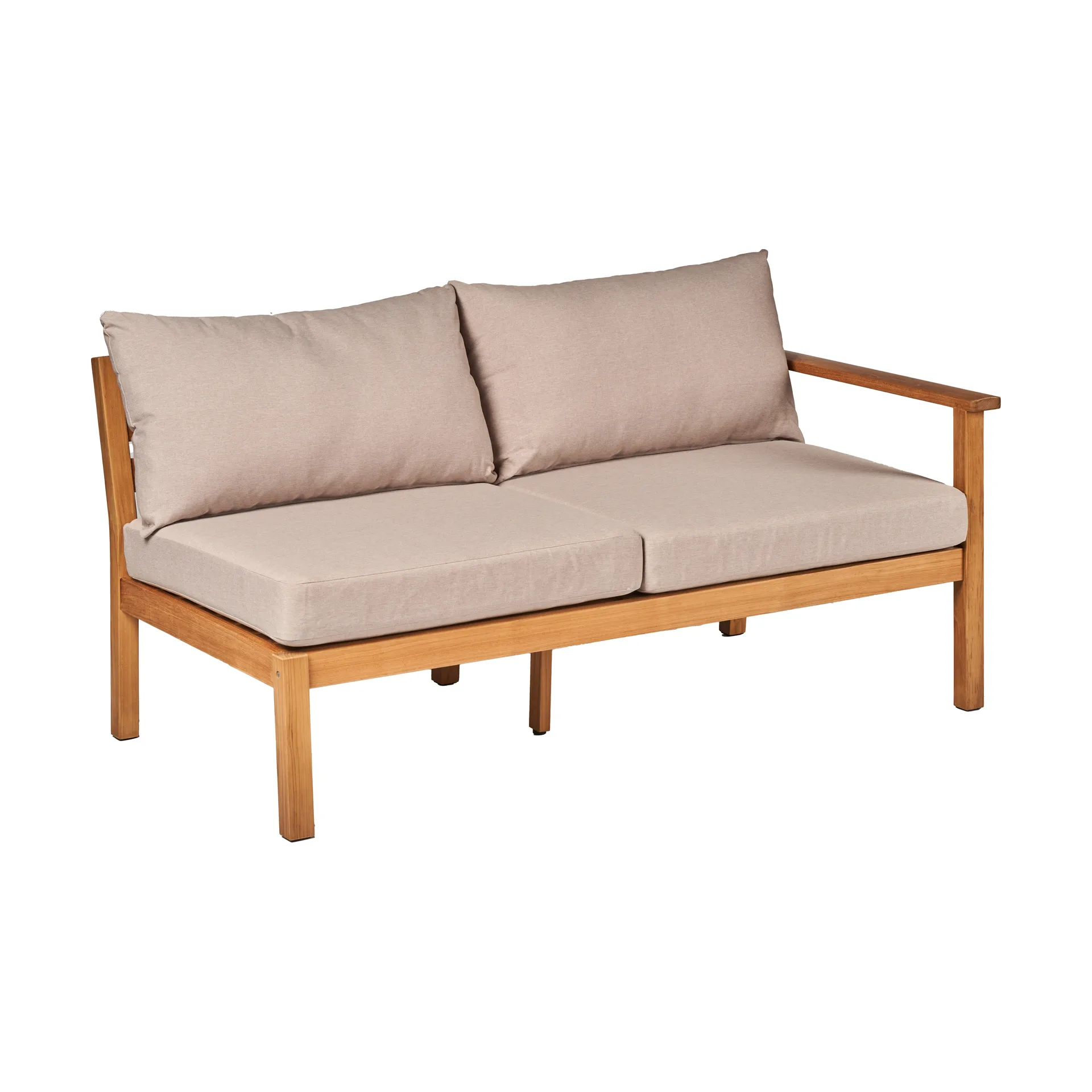 Stockaryd sofa module 2-seater left teak/beige,  1898