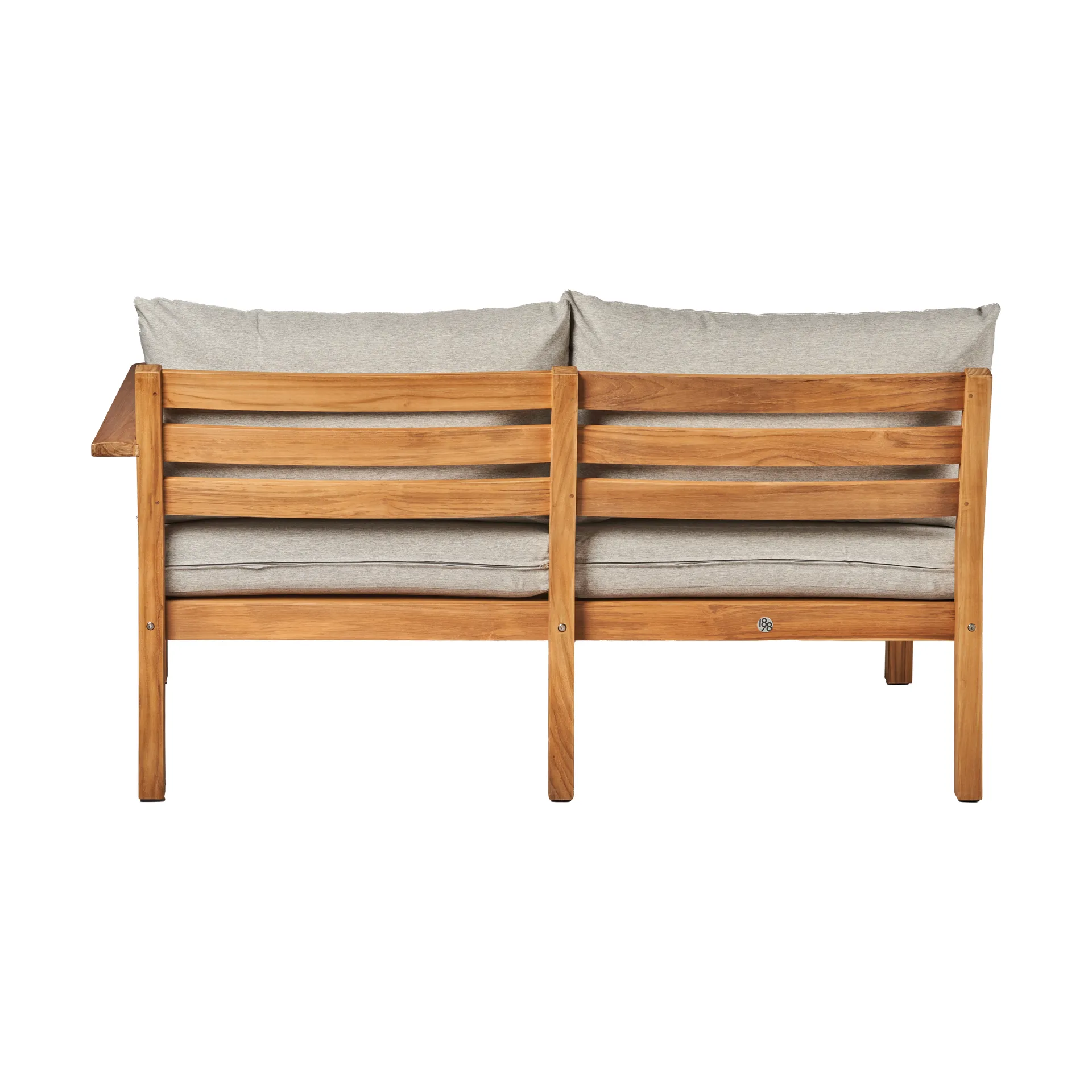 Stockaryd sofa module 2-seater left teak/light grey 1898