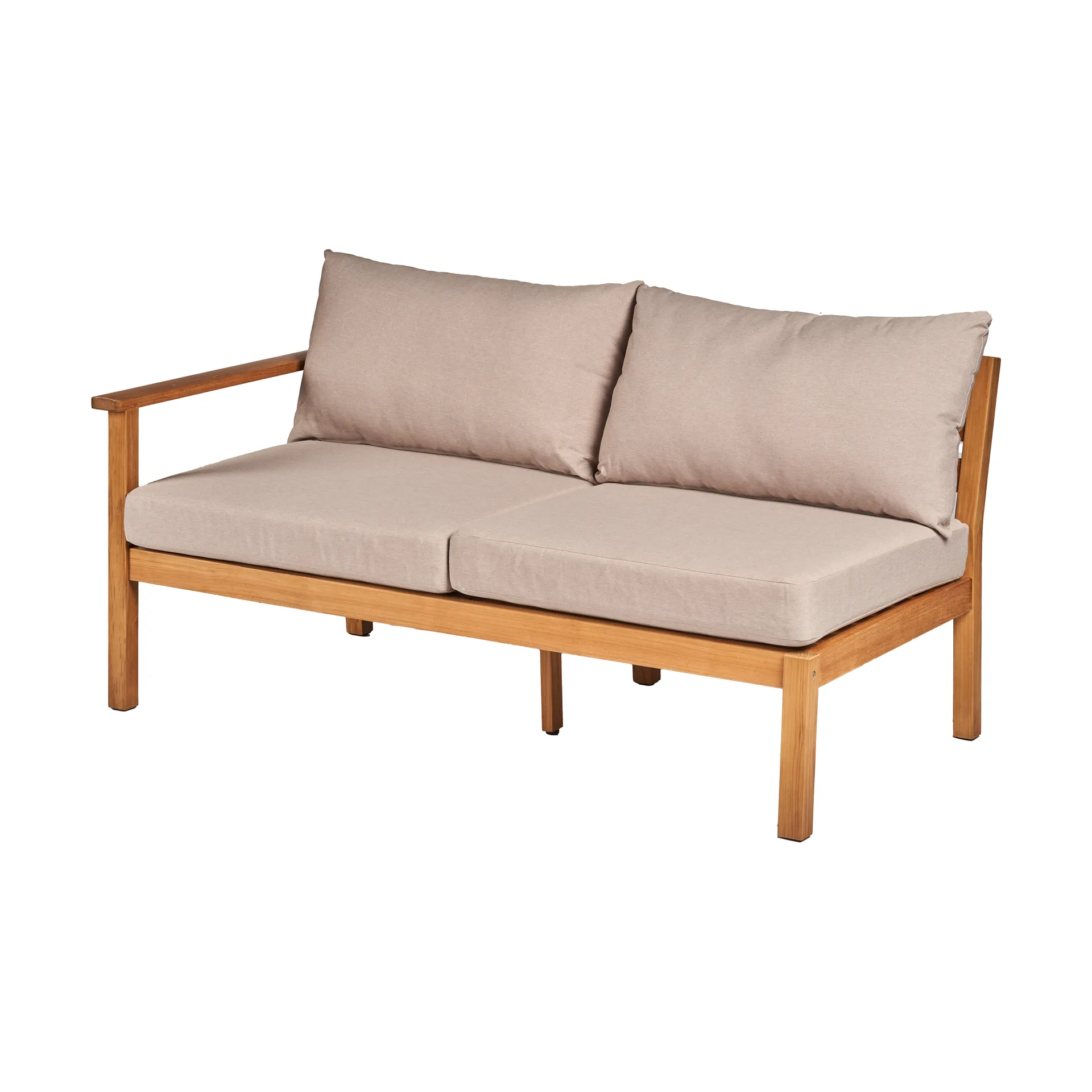 Stockaryd sofa module 2-seater right teak/beige,  1898