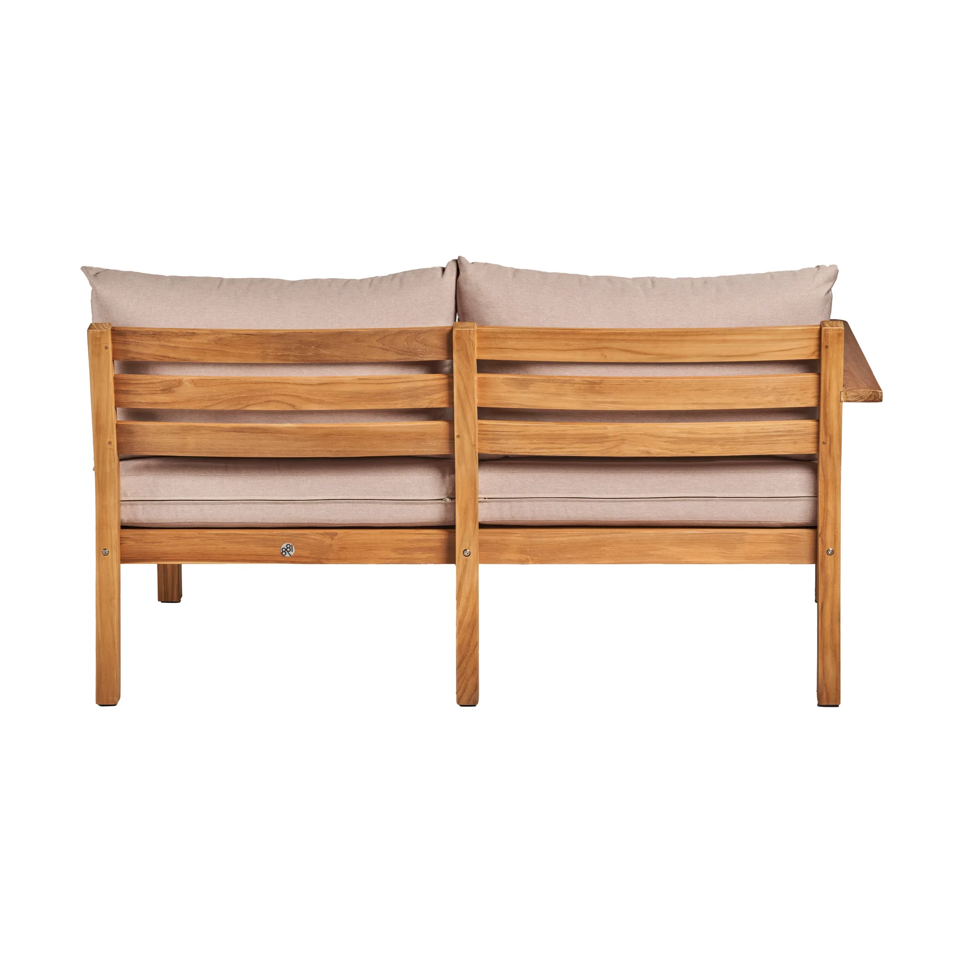 Stockaryd sofa module 2-seater right teak/beige,  1898