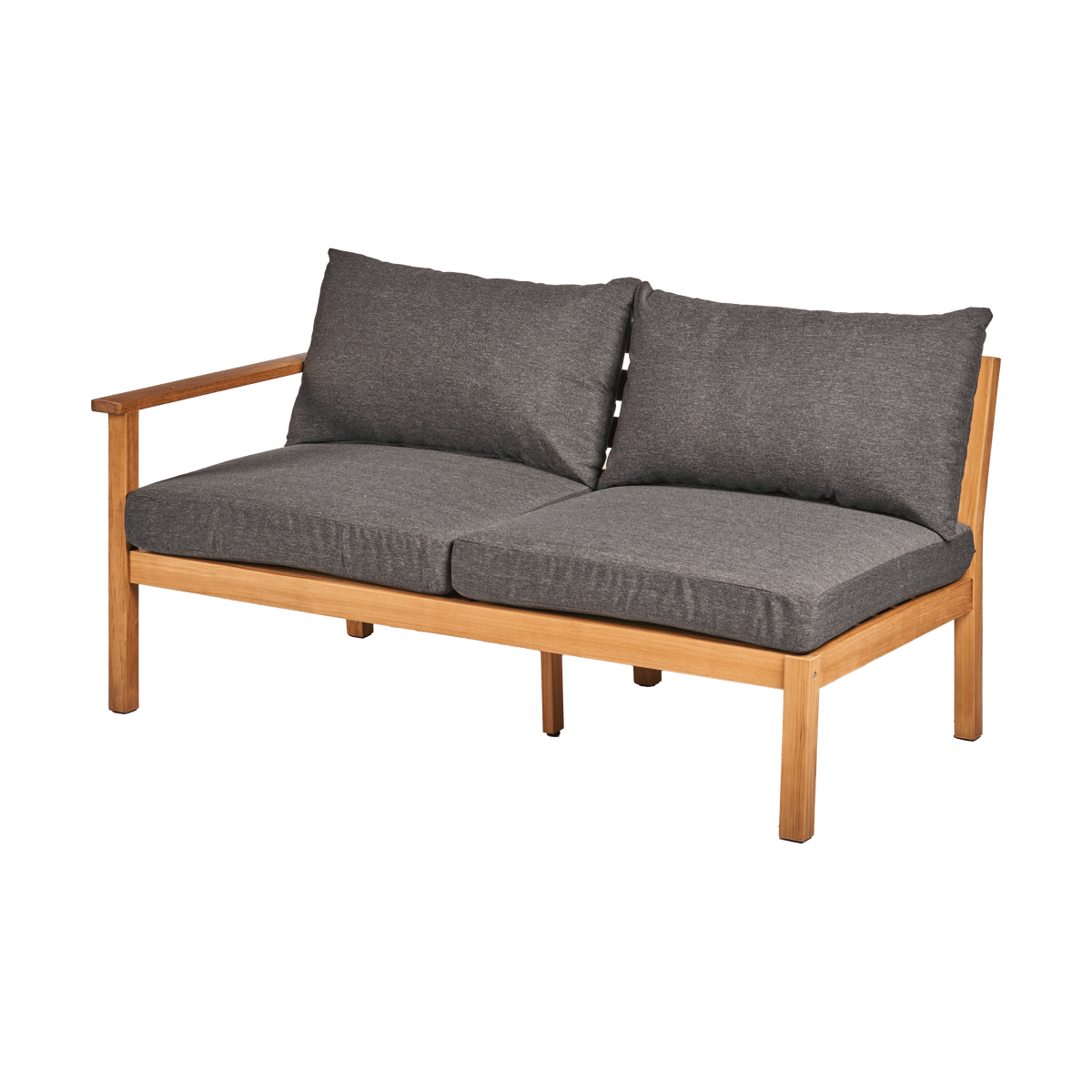 1898 Stockaryd sofa module 2-seater right teak/dark grey